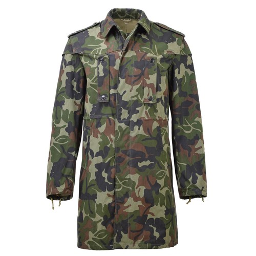 Original Rumanische Militarparka M93 Camo Blatt Kapuze Langjacke Taktisch Neu