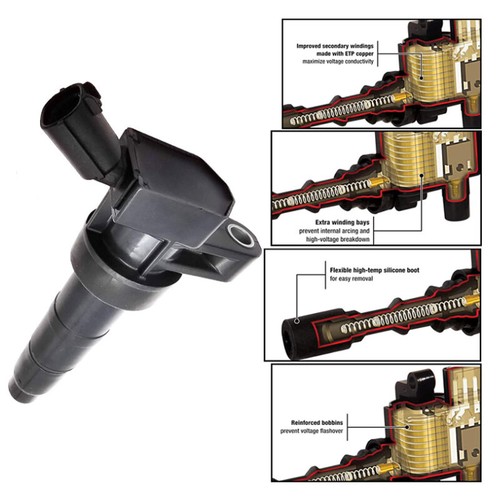 4X Ignition Coils + 4X Spark Plugs for 20112013 Hyundai Tucson Kia 2