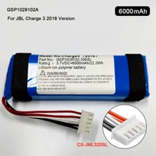 GSP1029102A 320SL Battery 3.7V 6000mAh / 22.20Wh for JBL Charge 3 2016 Version