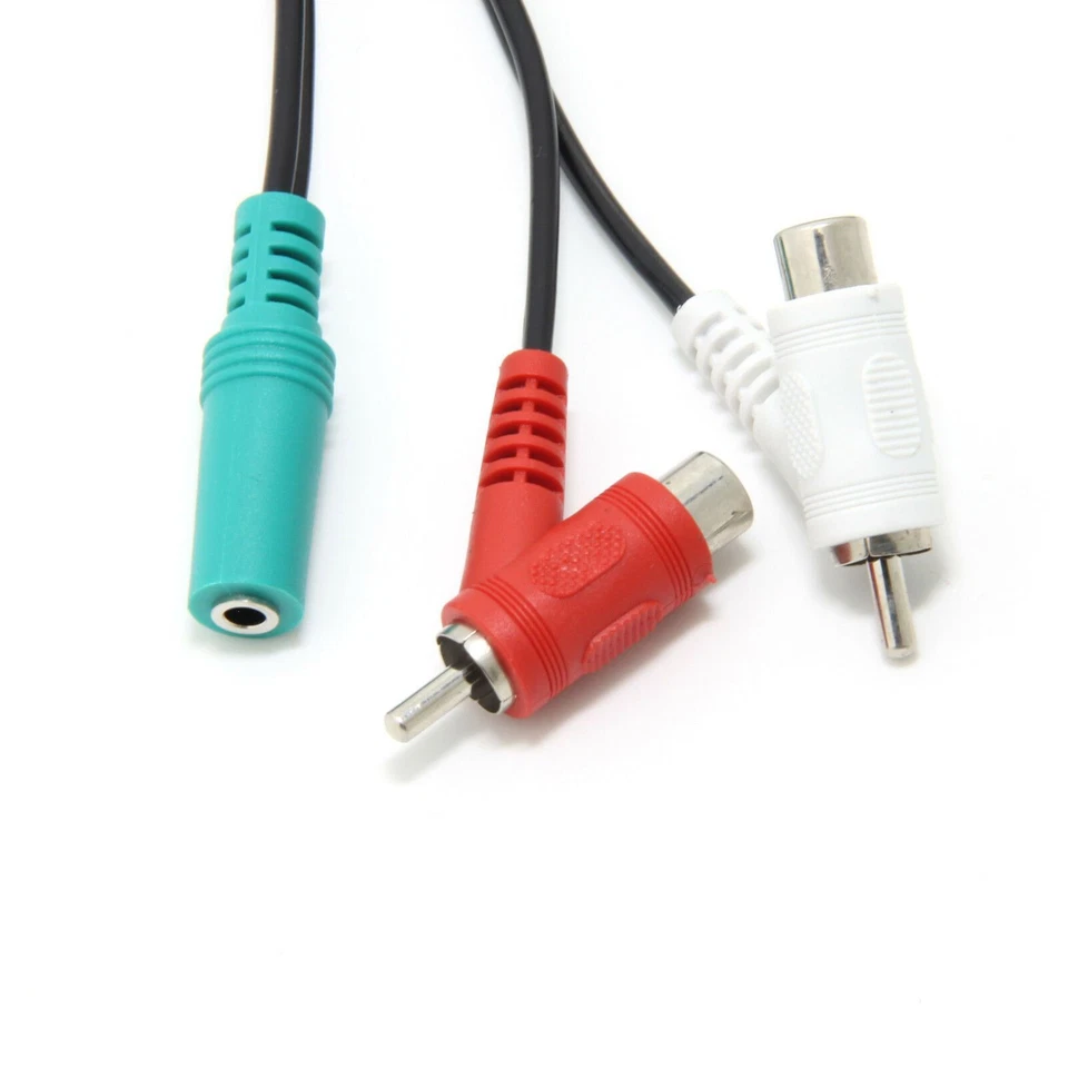 NEW 6' ft 3.5mm to RCA Y-Splitter CABLE for Turtle Beach Headset X12 PX22 X11 X1 - Image 4 of 4