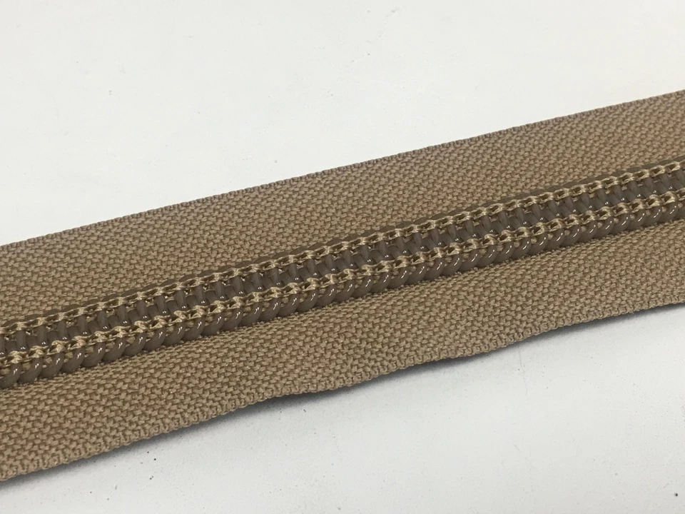 YKK ZIPLON® Cremallera 10CF 3/4" Cadena Bobina Cremallera Cinta CAQUI 896 Militar -Por Yarda Foto 3 de 4