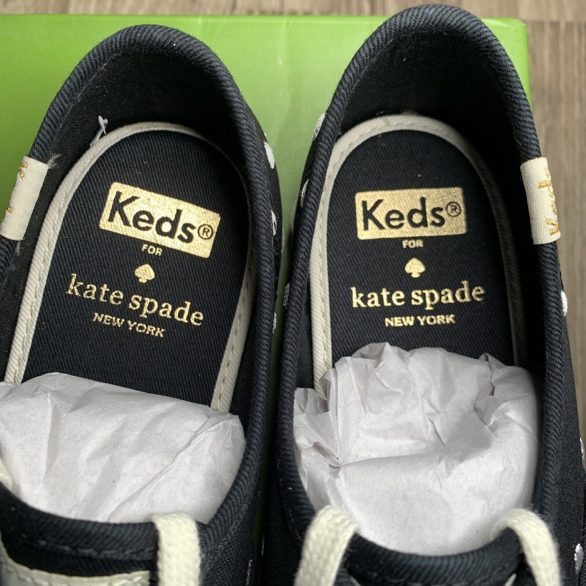 Kate Spade New York X Keds Champ Seasonal Black Dot Sneaker