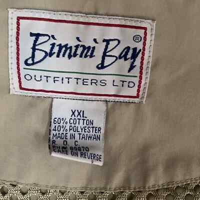 Gilet De Pêche à La Mouche Homme – Bimini Bay Outfitters – Kaki, Taille 2XL – Multi-poches
