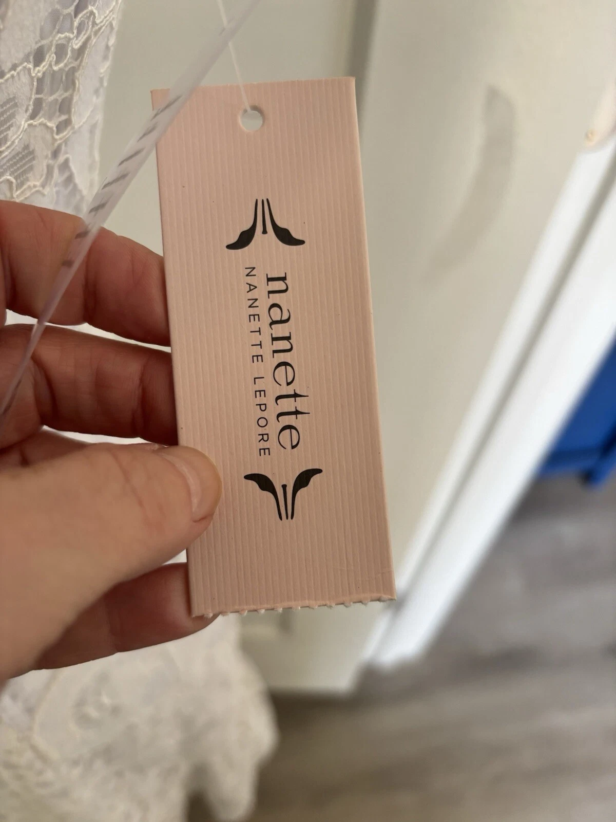 VALENTINO Abito midi nuovo con etichette NANETTE LEPORE Valentina bianco pizzo ricamato grande Gatsby 2