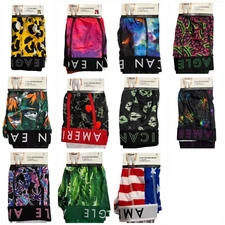 NWT AMERICAN EAGLE Flex Boxer Brief/Trunk Underwear 9" Inseam Sz XS-S-M-L-XL #64