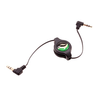 Retractable Aux Cable 3.5mm Adapter Car Stereo Aux-in Audio Cord for Cell Phones