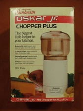 Sunbeam OSKAR JR Chopper Food Processor Grinder - Original Box (Tested Working)