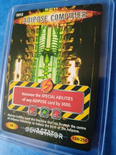 Doctor Who Battles In Time Adipose Computer Super Rare Devastator Card 1013 - Picture 6 of 7