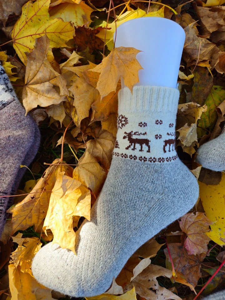 Calcetines térmicos 100 % lana Yak - Ultra cálidos y cómodos - Talla 6-7 1/2 CYGB35 Foto 3 de 4