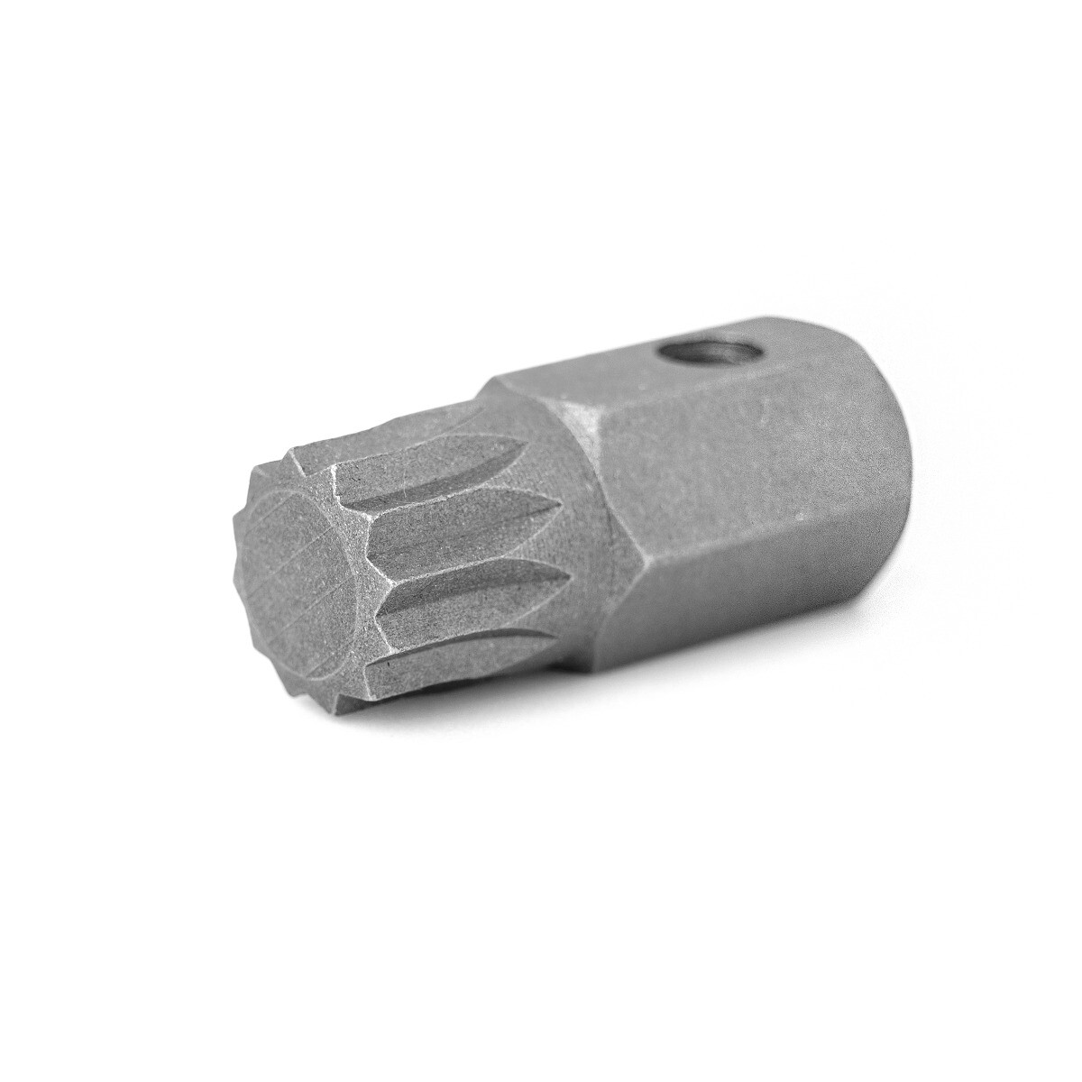 Genius Tools 12mm Hex Shank, M12 Triple Square Screwdriver Bit, 30mmL