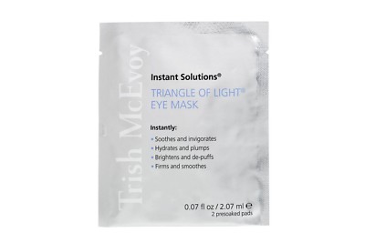 1x Trish McEvoy Instant Solutions Triangle of Light Eye Mask 2 pads New