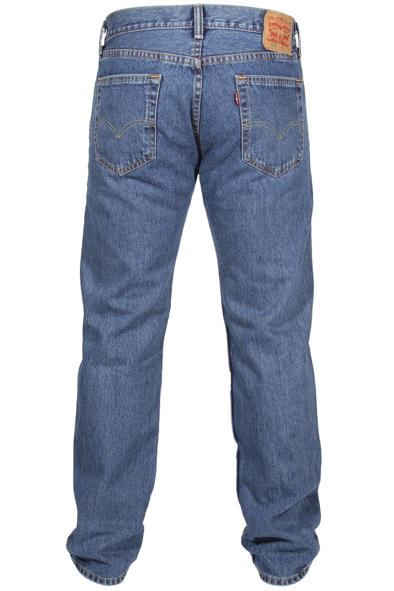 Levi's Men's 505 Original Fit Jeans Straight Leg Zip Fly 100