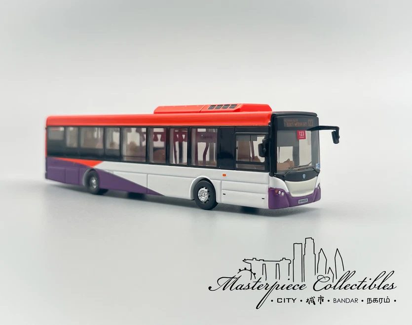 Singapore Bus Alloy Model 123 Route 1/110 - Image 4 of 4