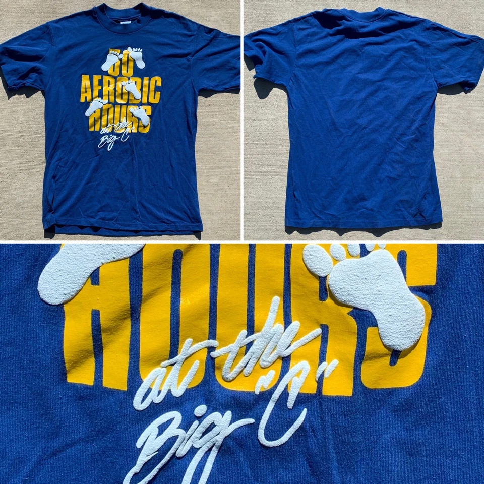 Винтажная футболка 50 Aerobic Hours at the Big C Stedman сделано в США L 42-44 - Изображение 3 из 4