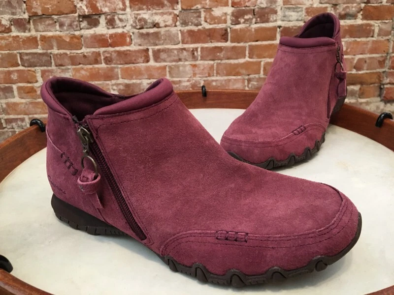 Skechers suede hotsell ankle boots zappiest