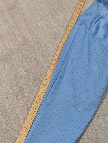 Egara 5XLT Tall Men's Slim Fit Blue Dotted Shirt Non-Iron - Picture 8 of 10