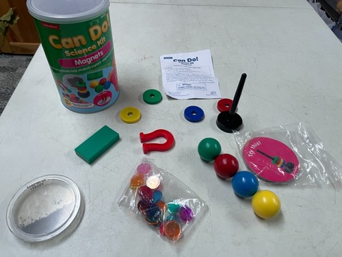 LAKESHORE EDUCATIONAL STORE CAN DO SCIENCE KIT MAGNETS W PCS ACTIVITIES ...