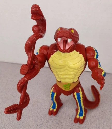 Masters Of The Universe Rattlor Figure Complete 1985 Vintage MOTU He-man Yellow