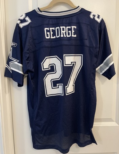 Eddie George #27 Dallas Cowboys Reebok NFL Onfield Jersey Youth Size XL 18-20 - Picture 4 of 4