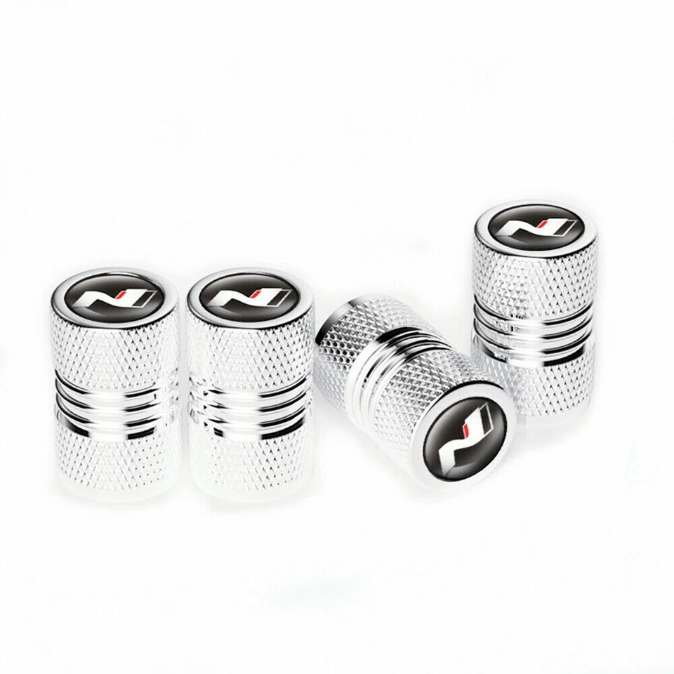 4 Pcs Universal Chrome Metal Car Wheel Tire Valve Stem Caps Cover - Image 2 of 2