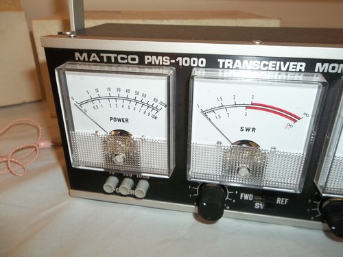 Vtg MATTCO PMS-1000 TRANSCEIVER MONITORING SYSTEM IN BOX CB HAM RADIO MONITOR - Picture 2 of 12
