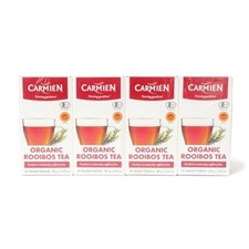 Thé rooibos bio CARMIEN 40 sachets (paquet de 4, 160 sachets au total) neuf d...