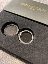 Audemars Piguet Royal Oak Key Chain Ring Boutique VIP Gift BNIB RARE Black PVD