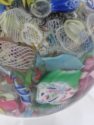 Millefiori Fornasa De Mvran A L'Insecna Del Moreto Italy Art Glass Paperweight - Picture 9 of 19