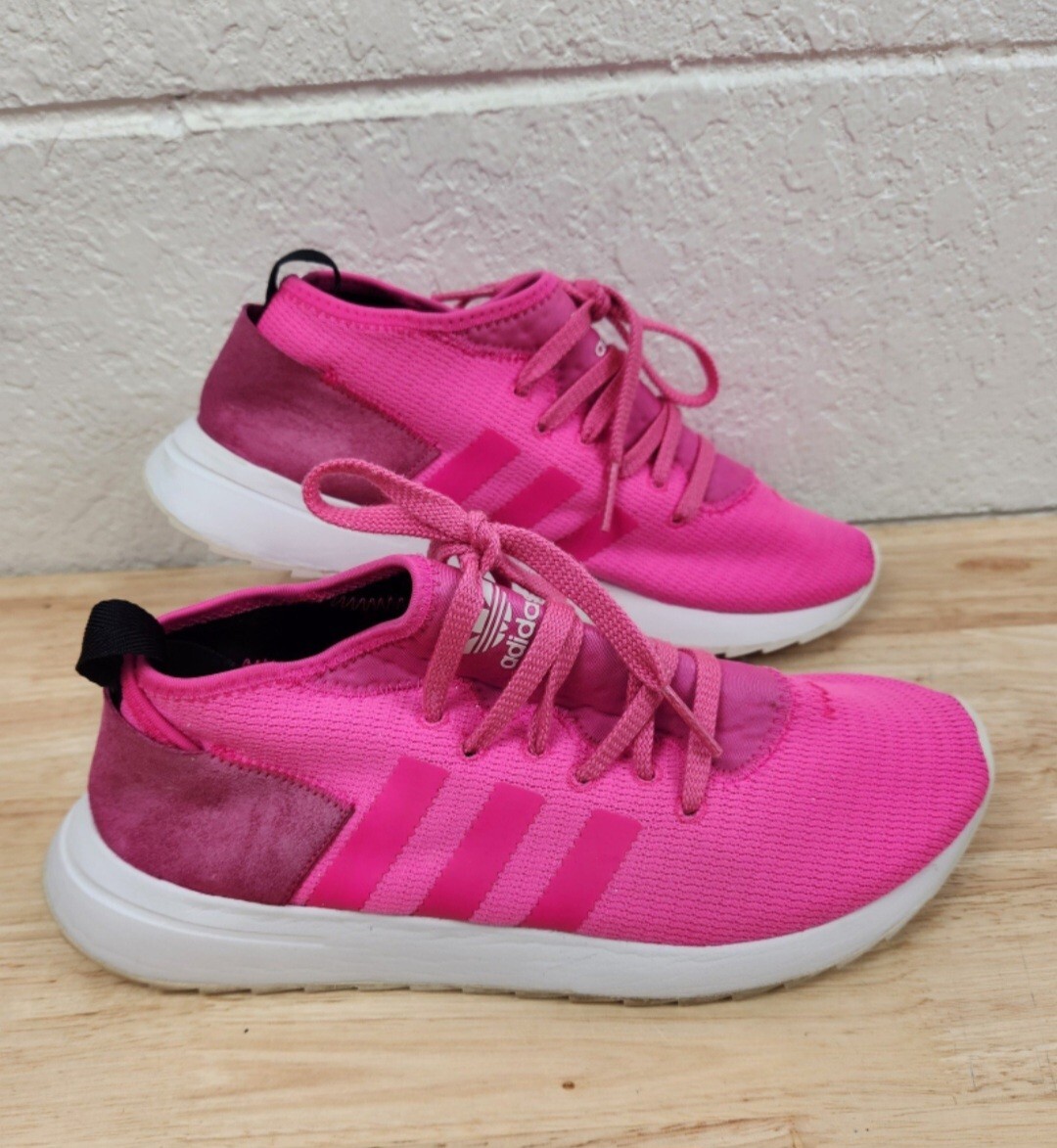 Adidas Originals FLB Flashback Mid Women US 10 Pink Sneakers Gym Running  Shoes