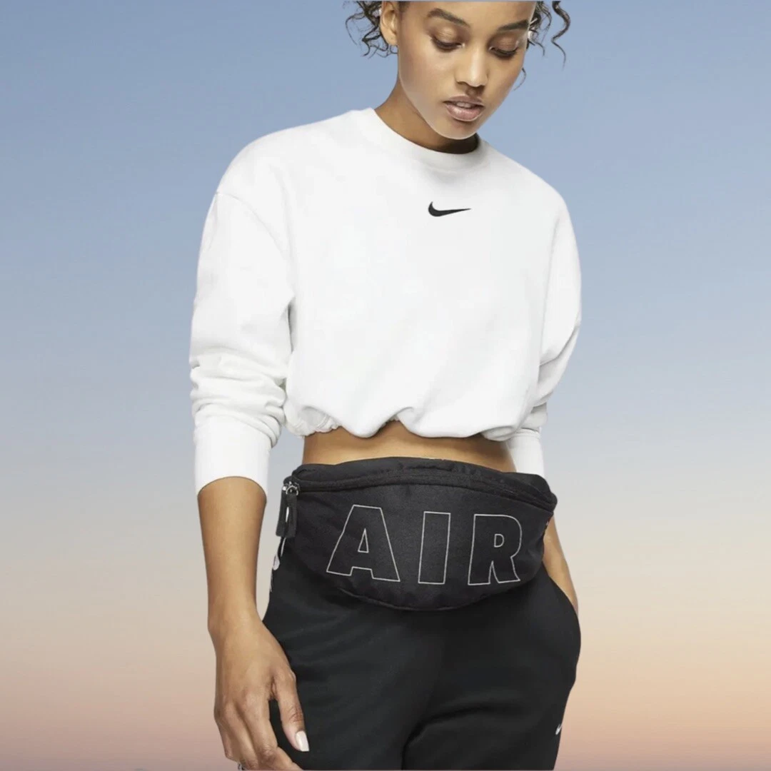 Nike Unisex Air Heritage Zip Hip Pack Waist Bum Bag Black One Size