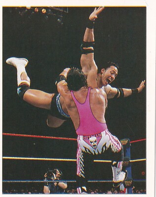 The Rock Rocky Maivia 1997 Panini WWF Rookie Card #122 WWE Legend