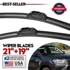 J-Hook Windshield Wiper Blades 21"/19" DIRECT-CONNECT For Honda Civic 2001-2005