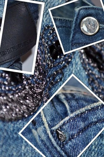 ITALY new DIESEL NEWZ 008SV Slim JEANS W28 L32 size 8 10 ladies womens stretch - Bild 4 von 12