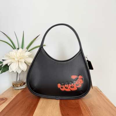 NWT Coach Ergo Bag In Coachtopia Leather With Sleepy Caterpillar