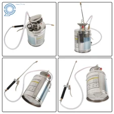 With 3FT Reinforced Hose Stainless Steel Sprayer 4 L Garden Sprayer 1 Gallon