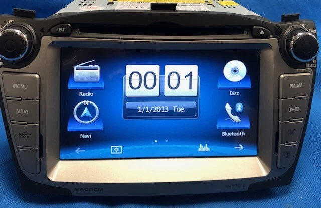 Macrom M-OF7050 Autoradio con navigazione per Hyundai ix35 CD Usb Bluetooth - Immagine 3 di 4