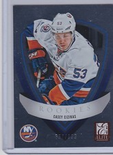 2012-13 ELITE CASEY CIZIKAS ROOKIE RC /999 PANINI 5 ISLANDERS