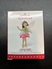 2015 Hallmark Keepsake Fairy Messengers LOTUS FAIRY Ornament 11th In Series