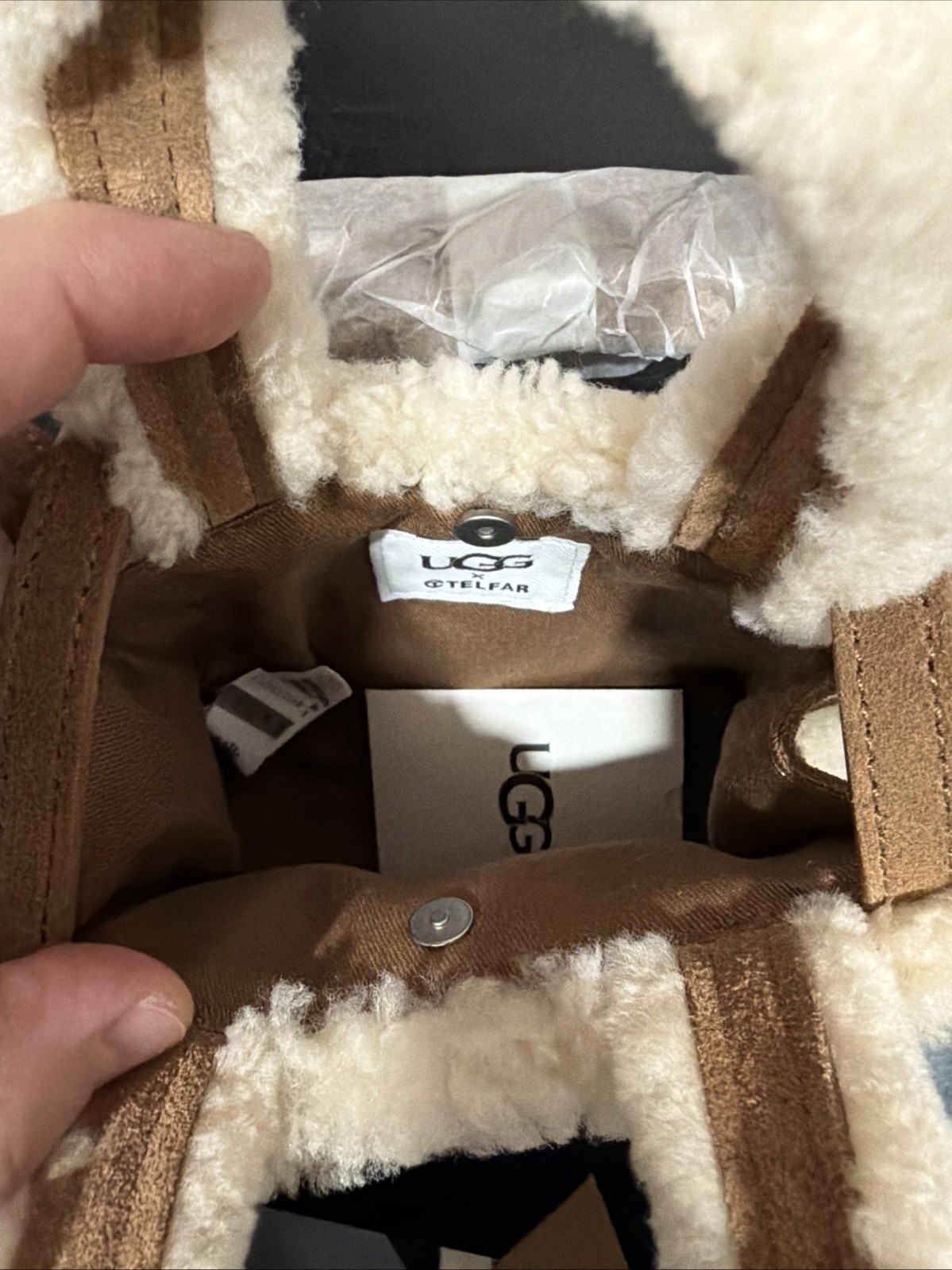 UGG Telfar Small Shearling Shopper Tote — image 8