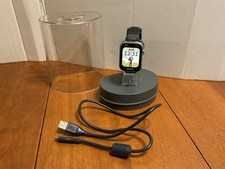 VTECH Kidizoom Smartwatch DX4 Black Blue with Charging Cable Excellent