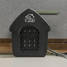 600W Dog House Heater with Shermostat, Wall Mount, 10ft Anti Bite Cord,