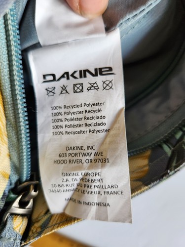 Dakine Jive Crossbody Bag Hibiscus Tropical Flower Adjustable Strap - Picture 9 of 14