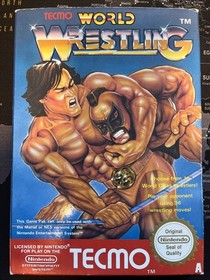 Tecmo World Wrestling NES | CIB | UK PAL Version | Circle Seal - All Original