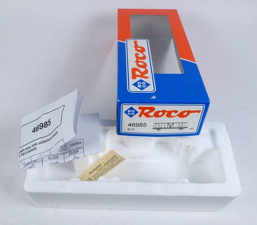 ROCO 46985 LEERKARTON Hochbordwagen BLS SBB Güterwagen H0 OVP HO Leerverpackung | Zustand: Gebraucht
