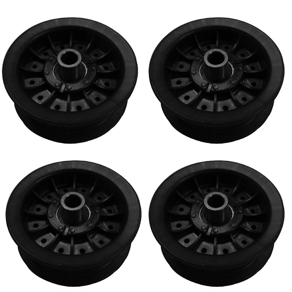 4 Flat Idler Pulleys for Bobcat - Replaces 38010-2A