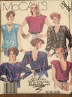 Vintage McCall’s Pattern 2803 Misses’ Tops Size 14-16 Medium Uncut — photo 2