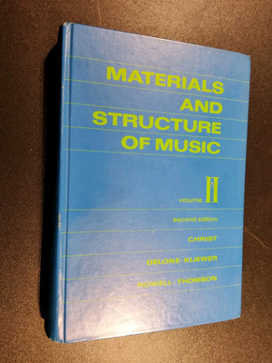 MATERIALS AND STRUCTURE OF MUSIC: VOLUME TWO William ... et al. C