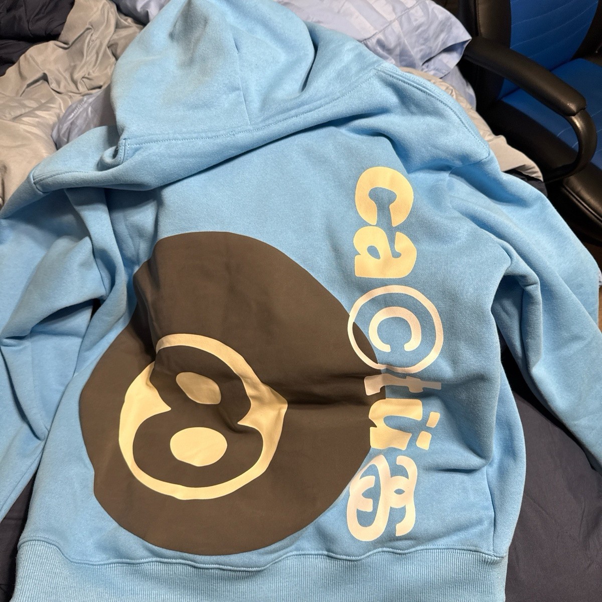 Stussy x CPFM 8 Ball Pigment Dyed Hoodie Blue Size L | eBay