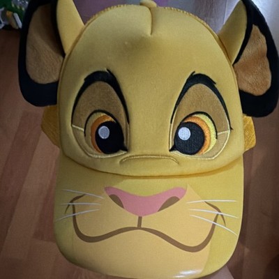 Disney Lion King Simba Hat Yellow Mesh Cap Official Licensed One Size