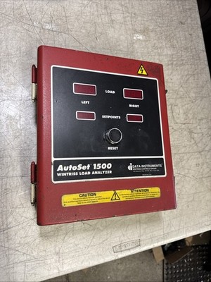 Wintriss Load Analyzer D42440 + Autoset 1500 box with Key  ''unTested''